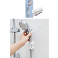 Mabeyn 7 Vantuzlu Su Geçirmeyen Dayanıklı Kancalı Banyo Duş Başlığı Askı Tutucu Silikon Güçlü Vantuz Vakum Aparatı