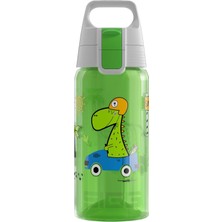 Mabeyn Sıgg - Viva One Dino Race Çocuk Içecek Şişesi, Özel Sürüm, Gazlı Içecekler Için Uygundur, Sızdırmaz, Bulaşık Makinesinde Yıkanabilir, Bpa Içermez, Spor ve Okul, Mavi, 0,5 L