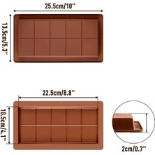 Mabeyn Dubai Çikolatası Kalıbı Silikon Çikolata Kalıbı Bpa Free El Yapımı Çikolata Kalıbı Kolay Kullanım