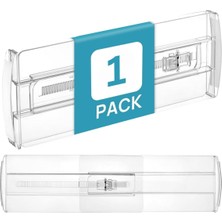 Mabeyn Ayarlanabilir Şeffaf Çekmece Organizeri, Plastik, Yapışkansız, Kilitlenebilir, 1 Adet