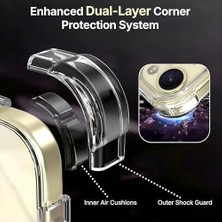 Mabeyn 16 Için Magshield Serisi Magsafe ile Uyumlu Köşe Korumalı Şeffaf Hybrid Kılıf Ultra Güçlü Manyetik Çember ve Kristal Berraklığında Materyal Premium Kalite Kılıf (16)