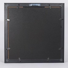 Mabeyn Lawrence Frames Huş Ağacı 10X10 Yıpranmış Gölge Kutusu Şarap Mantar Tutucu