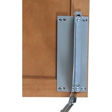 Mabeyn Knape & Vogt Pdmktpt Kapı Montaj Braketi, 44.5X10X57CM, Platin