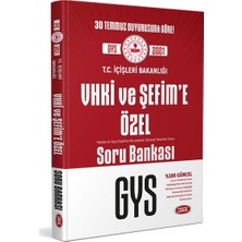 Data Yayınları 2021 Içişleri Bakanlığı Vhki ve Şefim'e Özel GYS Soru Bankası