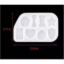 Mabeyn Siliko World Silikon Epoksi Çoklu Kolye Kalıbı