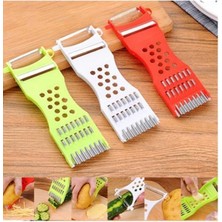 Mabeyn Busstier Çok Fonksiyonlu Rende Meyve Sebze Soyucu Dilimleyici Julienne Doğrayıcı Pratik Mutfak Aparatı 1 Adet Asorti