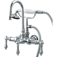 Mabeyn CC8T1 El Duşlu Küvet Bataryası, Cilalı Krom, 8.6 cm Merkez Mesafesi