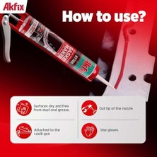 Mabeyn HT300 Yüksek Isı Silikonu Kırmızı Sıvı Conta