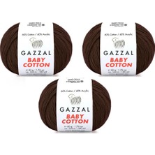Gazzal Baby Cotton Amigurumi Ipi 50 Gr. 3 Adet 3436