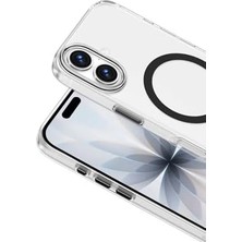 Mabeyn - 17 ile Uyumlu Kılıf Leke Bırakmaz Şeffaf Renkli ile Uyumlu Halkalı Kapak