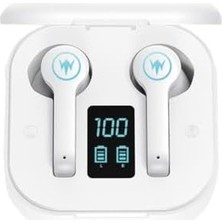 Mabeyn KI23K49 Kulak Içi Bluetooth Kulaklık, Ios ve Uyumlu, LCD Ekranlı, Beyaz