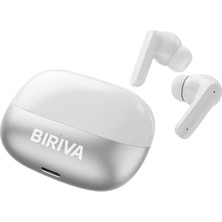 Mabeyn Biriva X23 Pro Anc+Enc Kablosuz Bluetooth Kulaklık Beyaz (Metal Kasa)