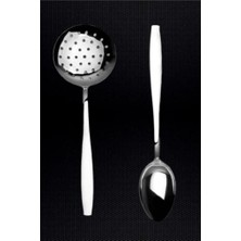 Mabeyn Gümüş Çelik 2'li Servis Seti