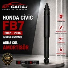 EP Garaj Otomotiv Honda Civic Fb7 2012-2016 Model Uyumlu Arka Sol Amortisör