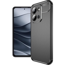 Mabeyn 15C ile Uyumlu Silikon Kılıf Tpu Negro Ultra Slim Fit Karbon Delux