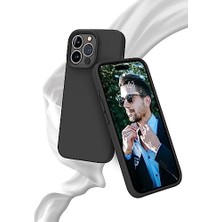 Mabeyn Happy 12 ve 12 Pro Uyumlu Içi Kadife Lansman Silicone Kılıf Şok Emici Tam Koruma Sağlayan Kılıf (Siyah)