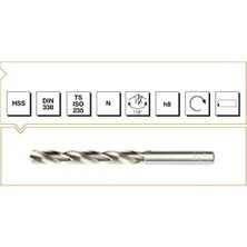 Mabeyn Hss Din 338 Rn Taşlanmış Matkap Ucu 1.1 mm