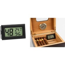 Mabeyn Dijital LCD Nem Sıcaklık Ölçer Mini Termometre Probsuz