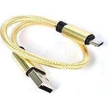 Mabeyn 30 cm Halat Micro USB Kablo