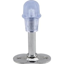 Mabeyn Kapı Stoperi Tamponu Krom 8 cm Metal Kapı Durdurucu Tutucu Kapı Stopu Silikonlu