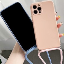 Mabeyn Galaxy A56 ile Uyumlu Ipli Boyun Askılı Silikon Kılıf Kadife Iç Yapılı Dulcet Epiphany Boyun Çapraz Asılabilen Ipli Kılıf Siyah