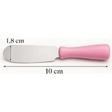 Mabeyn 6’lı Paslanmaz Çelik Mini Kahvaltı, Tereyağı ve Krem Sürme Bıçağı Seti – Yayma ve Süsleme Için Pratik Mutfak Bıçağı Takımı (Pembe)
