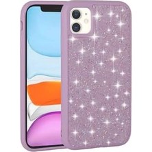 Mabeyn – 11 ile Uyumlu Pembe Simli Kristal Glitter Kılıf | Parlak ve Göz Alıcı Tasarım | Esnek Tpu Malzeme | Işıltılı Koruma ve Şık Görünüm