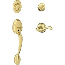 Mabeyn Plymouth Tek Silindirli Tutma Kolu ve Sol El Flair Kolu, Parlak Pirinç (F60 Ply 605 Fla Lh)