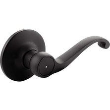 Mabeyn 779223 Scroll Gizlilik Yatak ve Banyo Kapı Kolu Mat Siyah