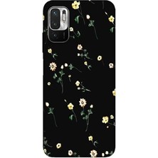 Mabeyn (6549) Siyah 5g Çiçekli Siyah Telefon Kılıfı 10 ile Uyumlu