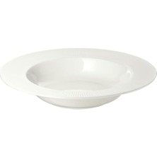 Mabeyn Derin Tabak, Beyaz, 24 cm