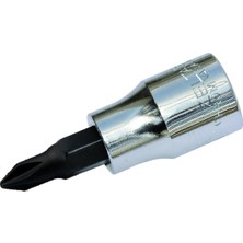 Mabeyn 1107061502 1/4" Yıldız Uçlu Lokma Anahtar, Krom, Ph2