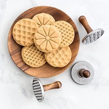 Mabeyn Promosyonca Kurabiye Damgası, 2 Adet, Ahşap Sap, Döküm Kalıp (Şekil 3)