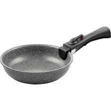 Mabeyn Ballarını Torre Kızartma Tavası, 20 Cm, Seramik Kaplama, Indüksiyonlu Ocaklara Uygun, Çıkarılabilir Sap, Alüminyum