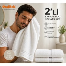 Özdilek Belda Plaj Havlusu 70X140 cm %100 Pamuk – Büyük Boy Yumuşak Havlu | Yüksek Emici & Hızlı Kuruyan Deniz, Plaj, Havuz Havlusu