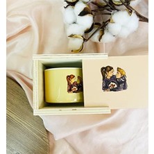 Mabeyn Giftmoda Sevimli Aşıklar Tasarımlı Kutulu Kupa