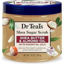 Mabeyn Dr.teal's Shea Sugar Scrub Shea Butter & Almond Oil Vücut Şeker Peeling 538GR