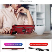 Mabeyn Galaxy A51 Için Kılıf Military Ring Holder Siyah [galaxy A51 ile Uyumlu Kılıf - Siyah]