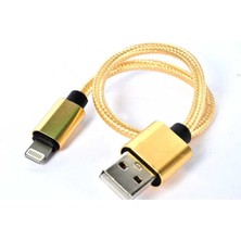 Mabeyn (3250) 30 cm Halat Lightning USB Kablo ile Uyumlu