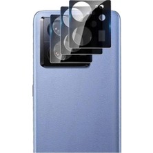 Mabeyn Mi 13T Pro/mi 13T Ile Uyumlu Siyah Çerçeveli Kamera Lens Koruyucu Cam 3d, Kamera