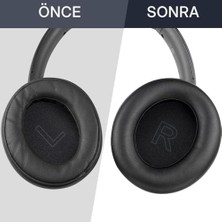 Mabeyn Life Için Q10/Q10BT Modeliyle Uyumlu Deri Kulaklık Pedi Hafızalı Yüksek Kaliteli Materyal Kulaklık Süngeri (Q10/Q10BT)