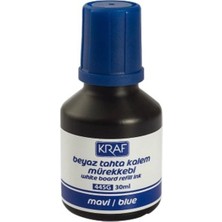 Kraf Beyaz Tahta Kalem Mürekkebi Mavi  30Ml (445G)
