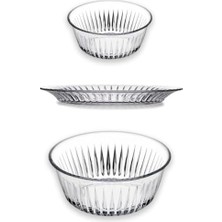 Mabeyn Paşabahçe Frezya 13 Parça Salata Kasesi ve Pasta Tabağı Servis Sunum Seti - 950068-10708