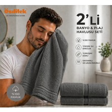 Özdilek Belda Plaj Havlusu 70X140 cm %100 Pamuk – Büyük Boy Yumuşak Havlu | Yüksek Emici & Hızlı Kuruyan Deniz, Plaj, Havuz Havlusu