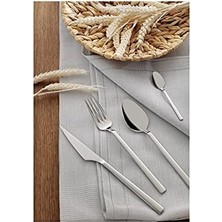 Mabeyn Pierre Cardin 18/10 Paslanmaz Çelik Marcus Çatal Kaşık Bıçak Seti Gümüş 12 Kişilik