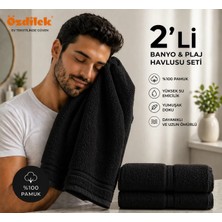Özdilek Belda Plaj Havlusu 70X140 cm %100 Pamuk – Büyük Boy Yumuşak Havlu | Yüksek Emici & Hızlı Kuruyan Deniz, Plaj, Havuz Havlusu