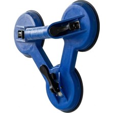 Mabeyn 3'lü Vantuz Plastik, Mavi, Üç Parçalı Taşıma Kolu ile Cam ve Düz Yüzey Tutucusu