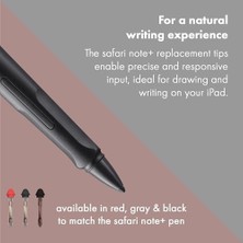 Mabeyn Safari Note+ Stylus Kalem Yedek Uçları Siyah (2 Adet) - Değiştirilebilir Lamy Z130 Uç - Pencil Alternatifi Lamy Safari Note+ Için Stylus Kalem Uçları
