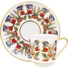 Mabeyn Güral 5 Parça Tepsili Türk Kahvesi Takımı