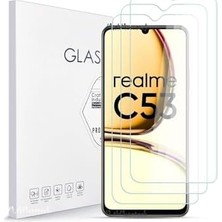 Mabeyn - Realme C53 ile Uyumlu Ekran Koruyucu 9h Temperli Cam Şeffaf Passifik Camı